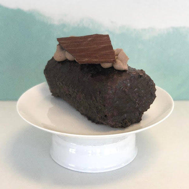 Bûche chocolat et fève Tonka
